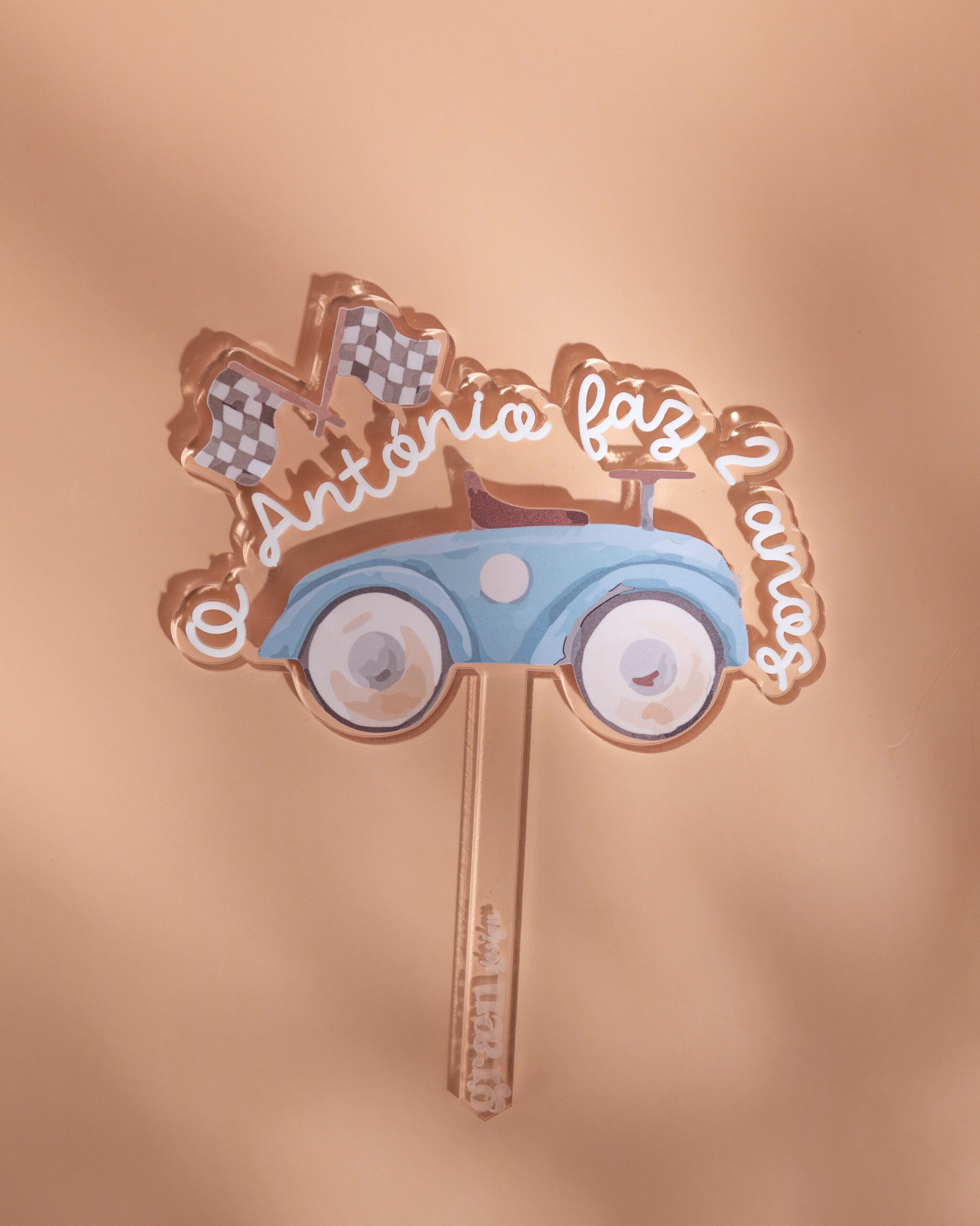 Carrinho de Brincar - Azul Pastel